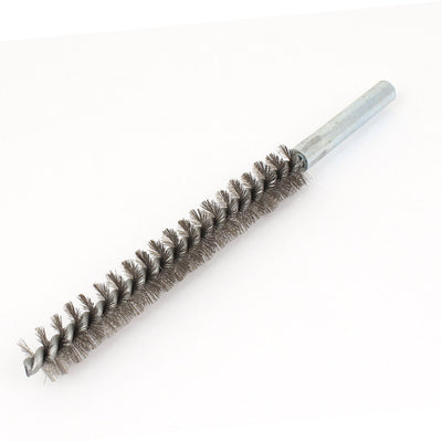 uxcell Uxcell 16cm Length 15mm Diameter Stainless Steel Wire Tube Cleaning Brush