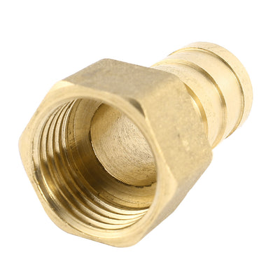 Harfington Uxcell 1/2 BSP Female to 16mm Hose Barb Air Fuel Gas Pipe Quick Connector