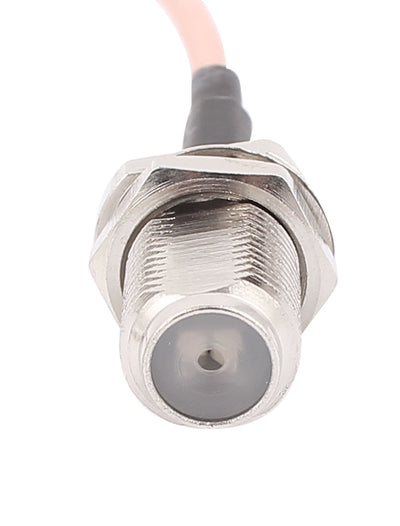 Harfington Uxcell F Female to MCX Male Right Angle Adapter Connector RG316 Coaxial Cable 20cm