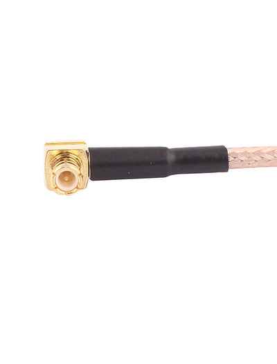 Harfington Uxcell F Female to MCX Male Right Angle Adapter Connector RG316 Coaxial Cable 20cm