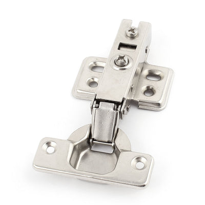 Harfington Uxcell Cabinet Stainless Steel Adjustable Angle Door Concealed Hinges 4" Length