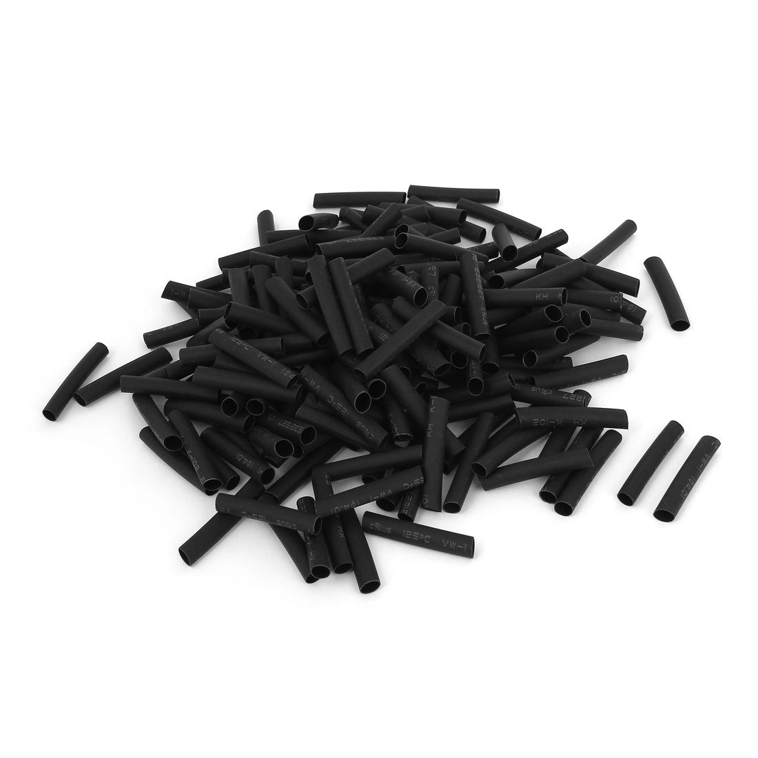 uxcell Uxcell 400pcs 2:1 Shrinking Ratio 4mm Dia Heat Shrink Tubing Wire Wrap Tube Electrical Connection Cable Sleeve