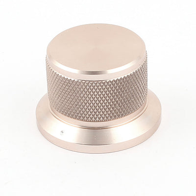 uxcell Uxcell Gold Tone CNC Machined Solid Aluminum Speaker Radio Volume Control Knobs 38x30x25mm