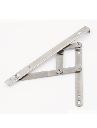 Harfington Uxcell 2PCS Stainless Steel 10" 250mm Long Side Hung Window Friction Hinges Stays
