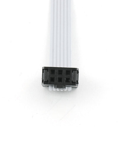 Harfington Uxcell 5pcs 50cm IDC 6Pin Hard Drive Extension Wire Flat Ribbon Cable Female Connector Adapter for Motherboard