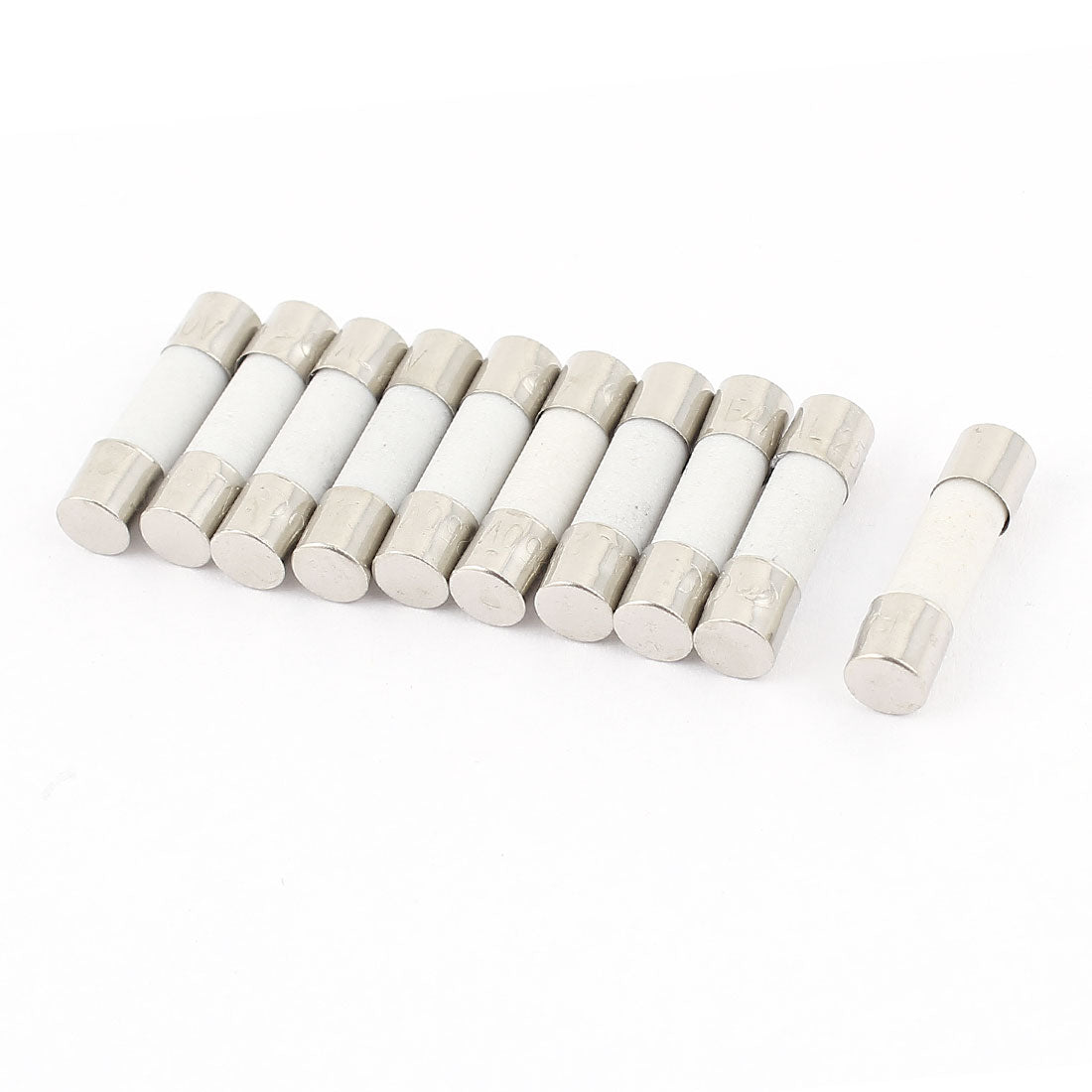 uxcell Uxcell 10 Pcs 250V 25A F25A Fast Blow Ceramic Fuses Tubes 5mm x 20mm