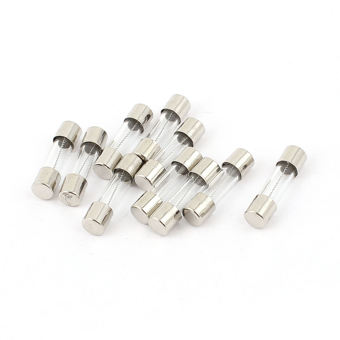 uxcell Uxcell 10 Pcs 250V 3A 3Slow Blow Glass Fuses Tubes 5mm x 20mm