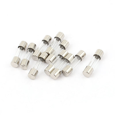 Harfington Uxcell 10 Pcs 250V 3A 3Slow Blow Glass Fuses Tubes 5mm x 20mm
