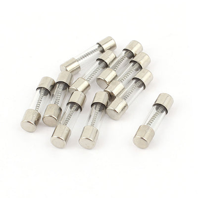 Harfington Uxcell 10 Pcs 250V 20A 20Slow Blow Glass Fuses Tubes 5mm x 20mm