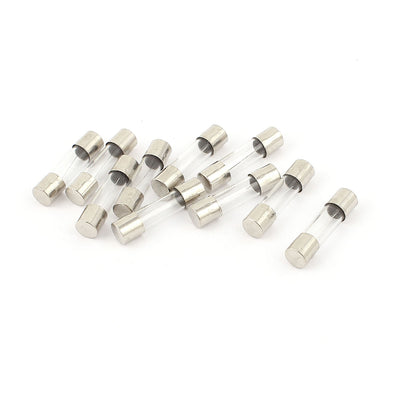 uxcell Uxcell 10Pcs 250V 4A Quick Blow Glass Fuses Fast Acting Tubes 5mm x 20mm