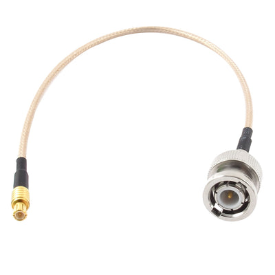 Harfington Uxcell MCX Male to BNC Male Adapter Connector RG316 Coaxial Cable 25cm Long