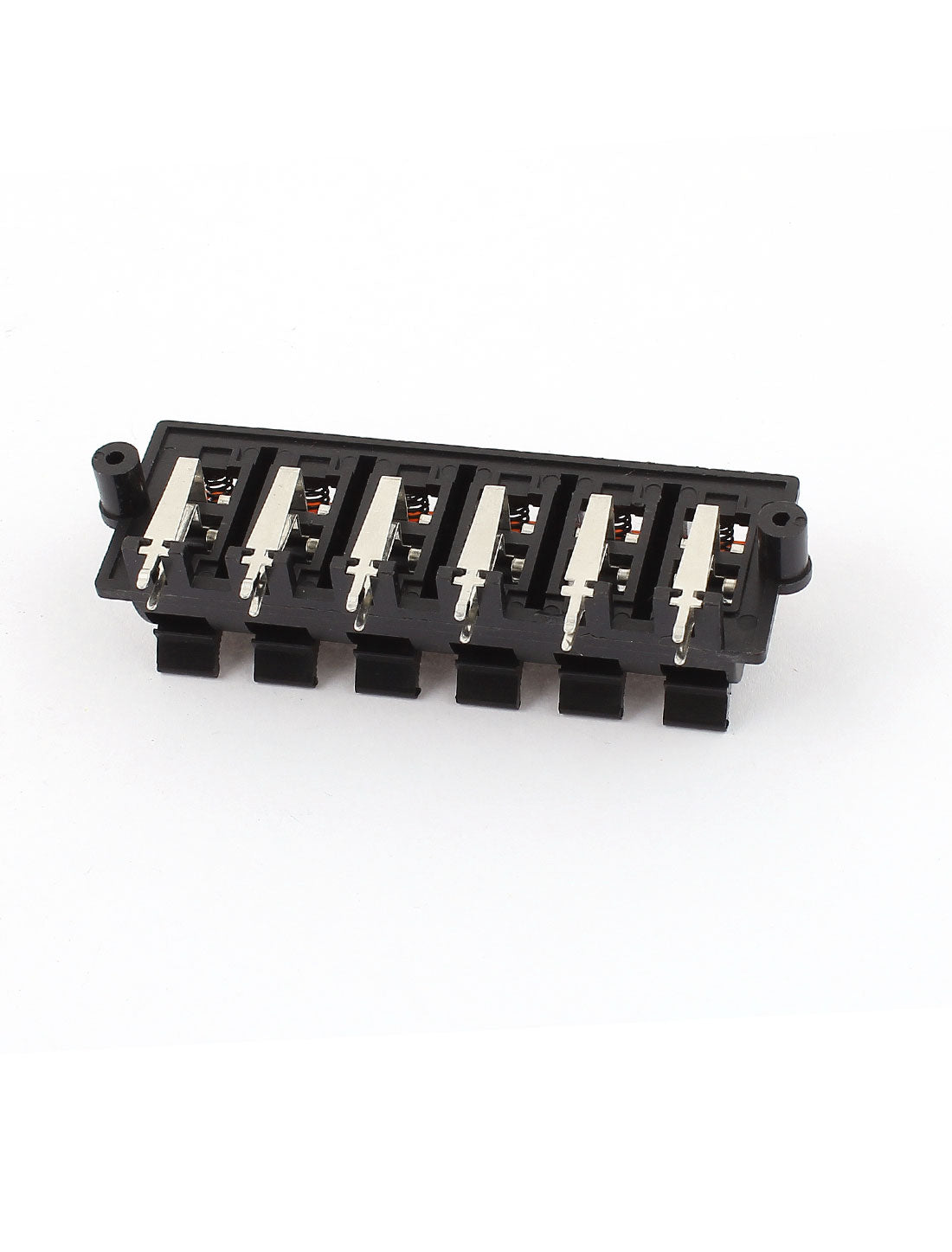 uxcell Uxcell Black Red Double Row 12 Position Spring Push Type Audio Speaker Terminal Junction Box Board Connector