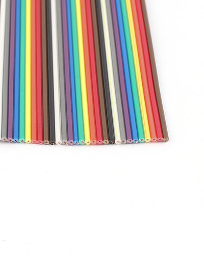 Harfington Uxcell 10ft 40 Way 40-Pin Rainbow Color Flat Ribbon Cable  1.37mm Pitch