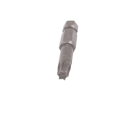 Harfington Uxcell T25 Tip 1/4" Hex Shank 50mm Long Magnetic Torx Screwdriver Bits Gray 20pcs