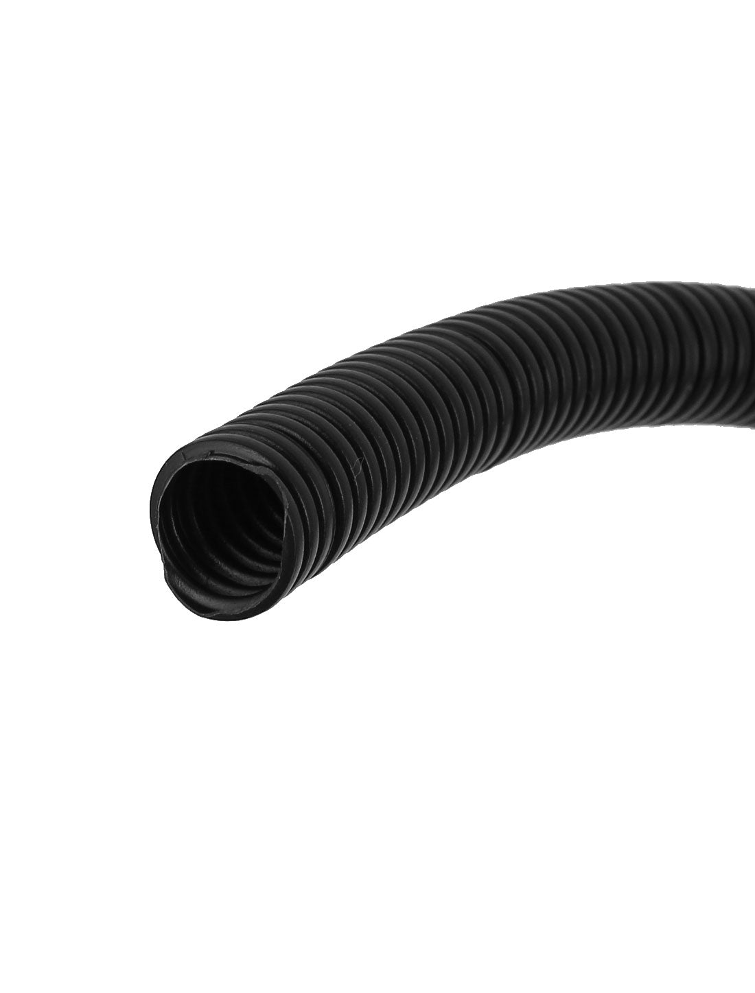 uxcell Uxcell 2.6 M 10 x 13 mm Plastic Corrugated Conduit Tube for Garden,Office Black