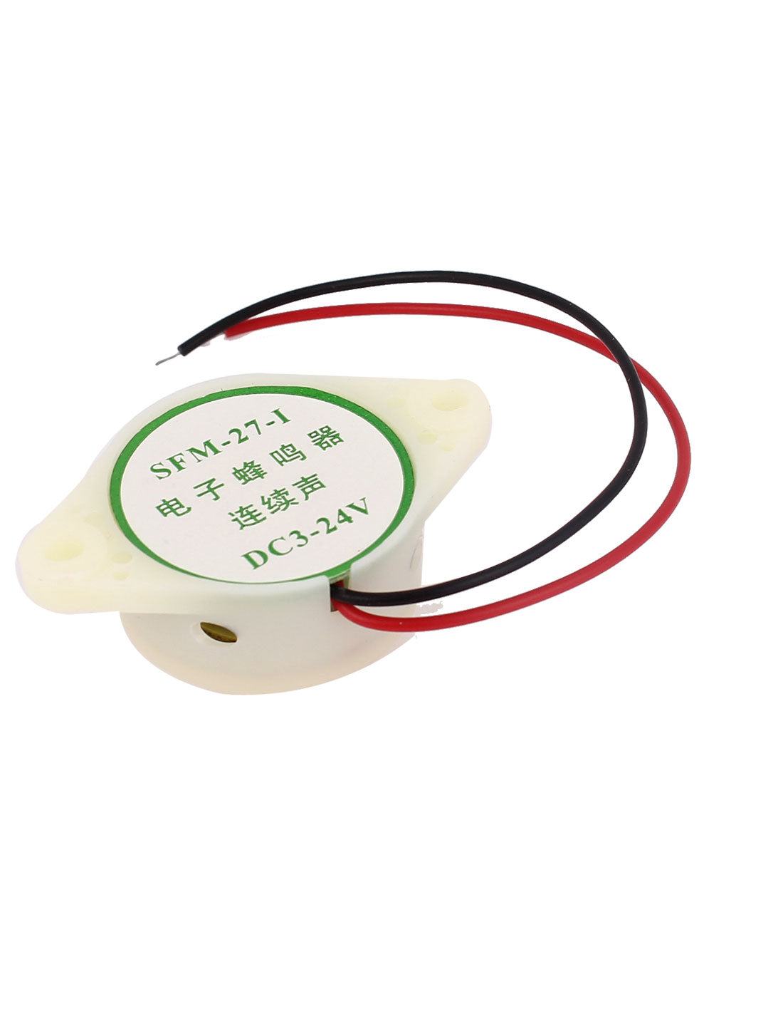 uxcell Uxcell DC 3V-24V 2-Wired Miniature Continuous Sounder Electronic Alarm Buzzer Beep