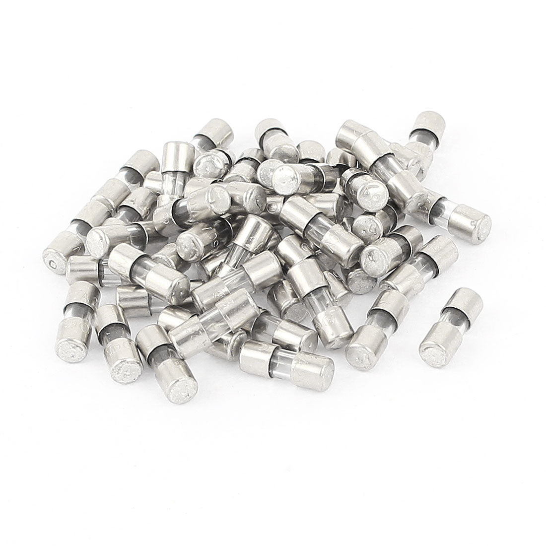 uxcell Uxcell 50pcs 10x4mm AC 250V 2A Slow Blow Acting Mini Miniature Glass Fuse Tube