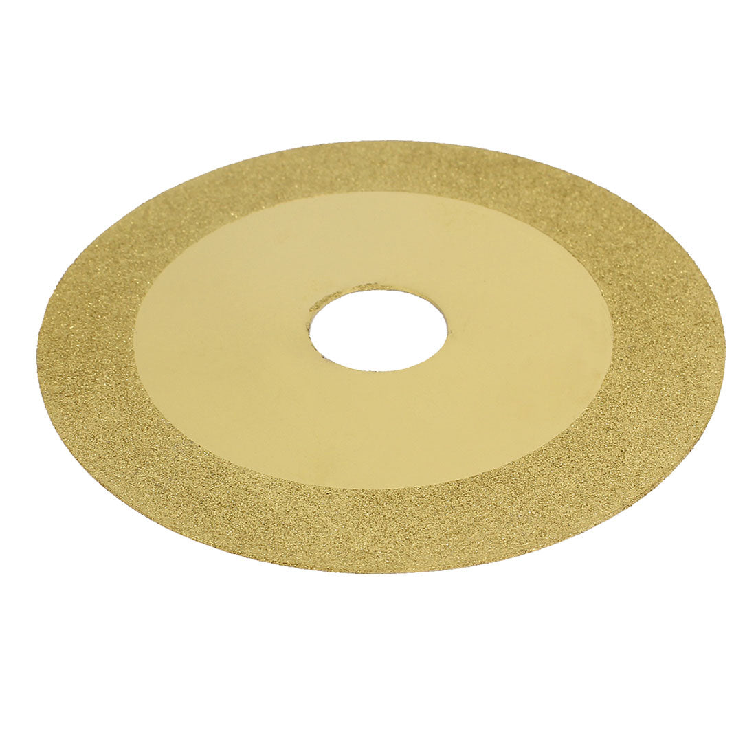 uxcell Uxcell 4" x 0.8" Glass Tile Diamond Coated Grinding Ceramic Cutting Wheel Disc Gold Tone