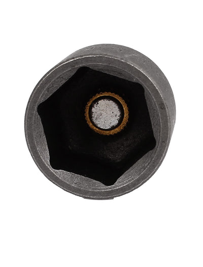 Harfington Uxcell 1/4" Shank 18mm Hex Socket Magnetic Nut Driver Bit Adapter Gray