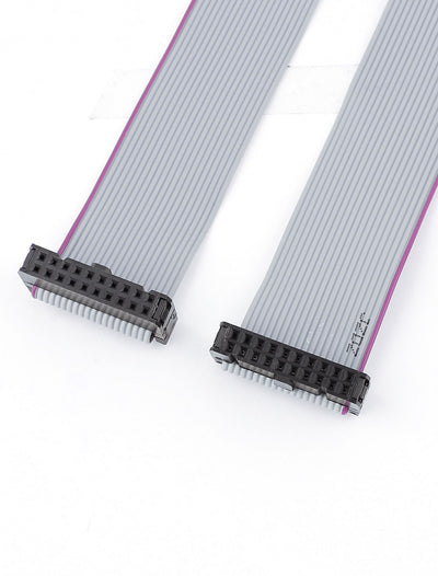 Harfington Uxcell 2.54mm Pitch IDC 20-Pin F/F Connector Extension Flat Ribbon Cable 148cm Length