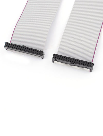 Harfington Uxcell 2.54mm Pitch 34 Pin F/F Connector IDC Flat Ribbon Cable 148cm Length