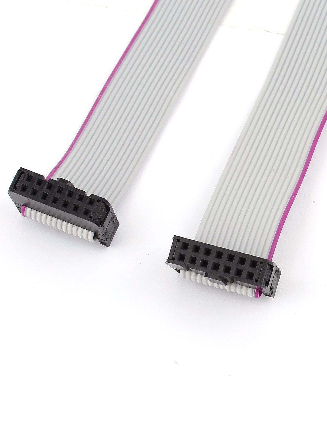uxcell Uxcell 2.54mm Pitch 14Pin 14 Wire F/F IDC Connector Flat Ribbon Cable 118cm