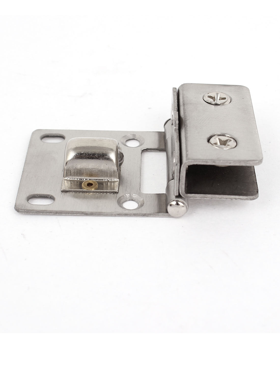 uxcell Uxcell 5mm-9mm Thickness Cupboard Cabinet Glass Pivot Door Hinge Clamps 2 Pcs