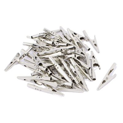 Harfington Uxcell 40 Pcs Metal Car Battery Electric Test Alligator Clips Crocodile Clamps