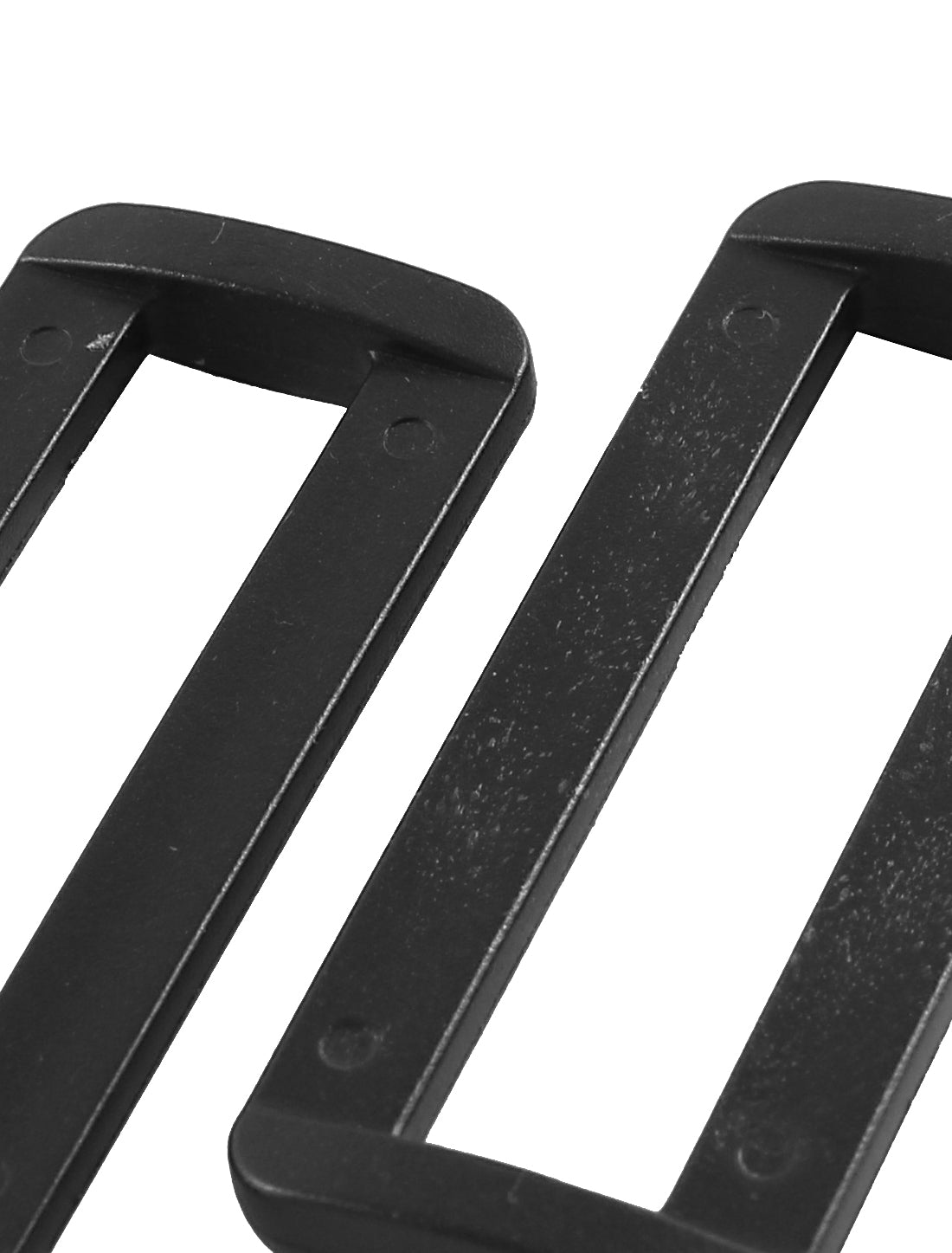 uxcell Uxcell 30pcs Black Plastic Bar Slides Buckles for 2" Webbing Strap