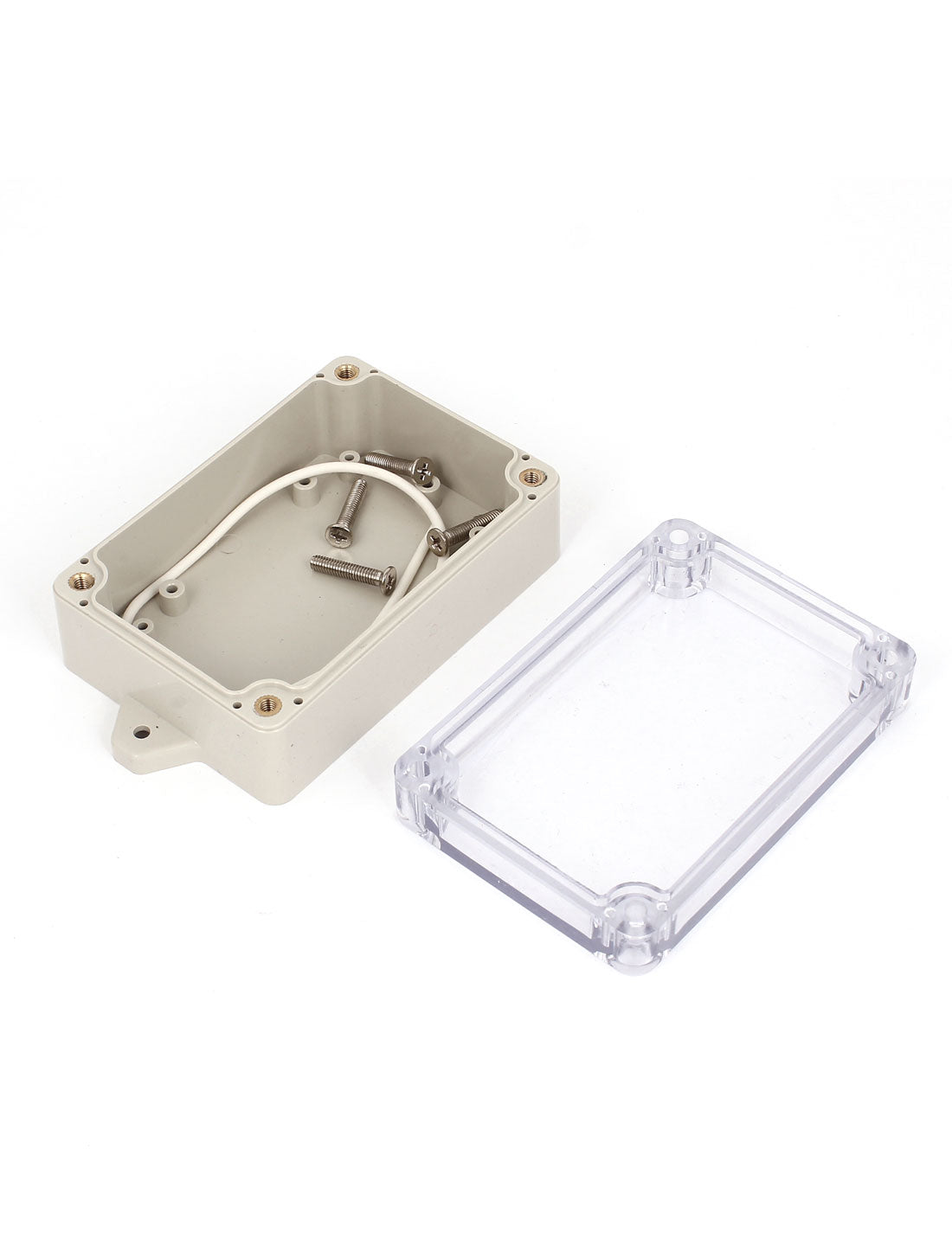 uxcell Uxcell 100mm x 68mm x 40mm Dustproof IP65 Sealed Joint DIY Project Electrical Junction Box