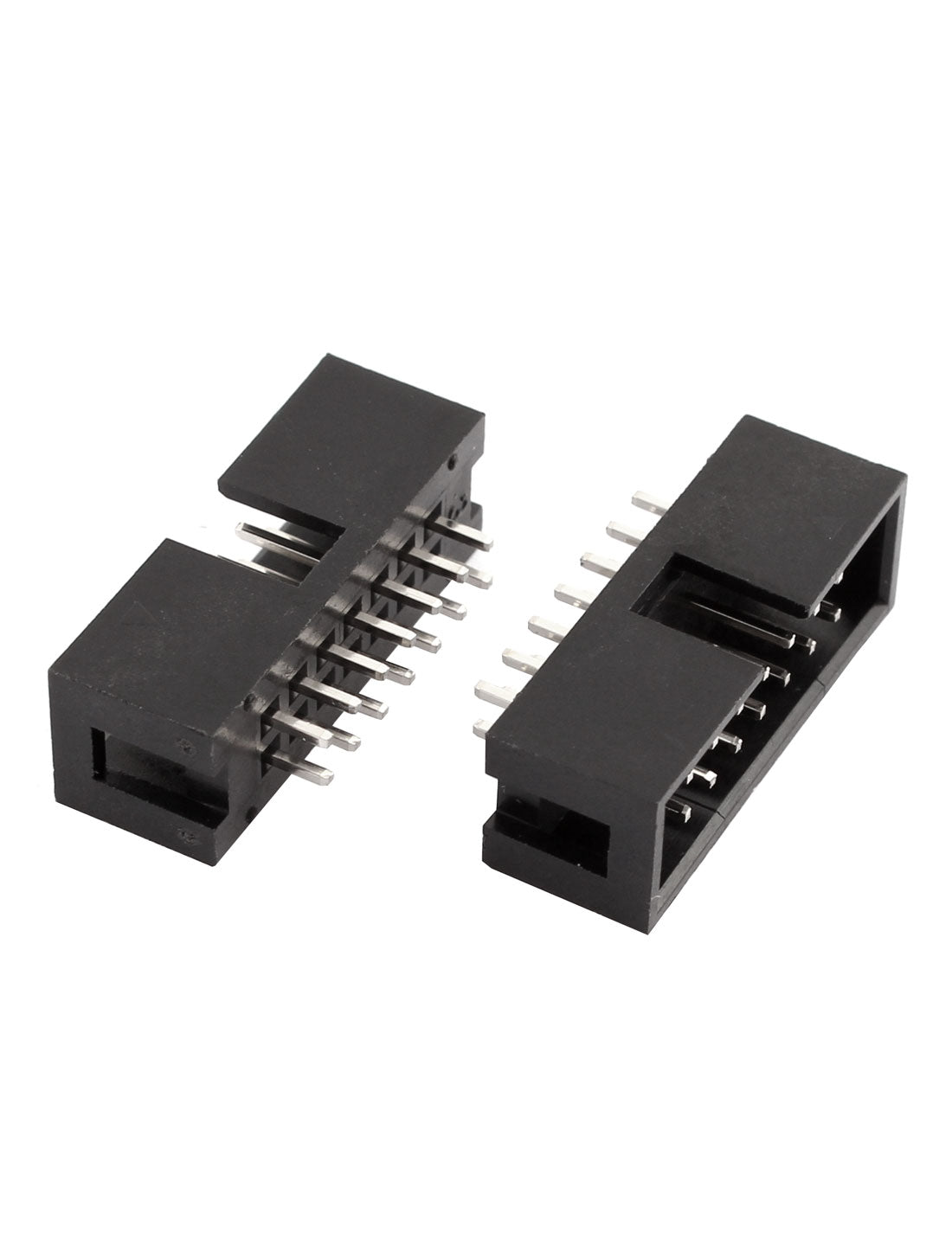 uxcell Uxcell 28pcs 2x7 14-Pin 2.54mm Pitch Straight Box Header Connector IDC Male Sockets