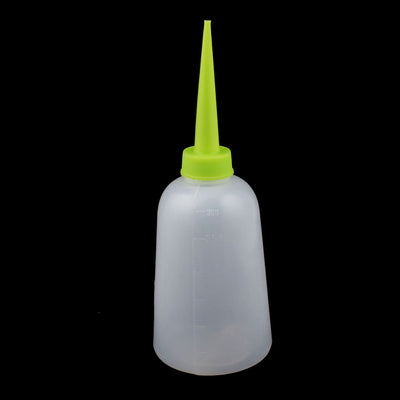Harfington Uxcell Green Tip Plastic Tattoo Wash Squeeze Bottle Dispenser 300ml for Tattooing Lab