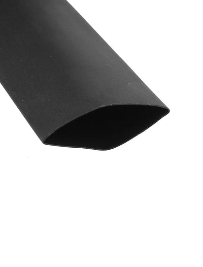 Harfington Uxcell Black 16mm Dia Polyolefin 2:1 Halogen-Free Heat Shrink Tubing Tube 2.5M 8Ft