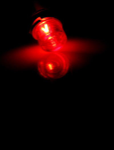 Harfington Uxcell AC/DC 24V Bulb Signal Indicator Pilot Light Lamp Red 7mm Thread Dia 5pcs
