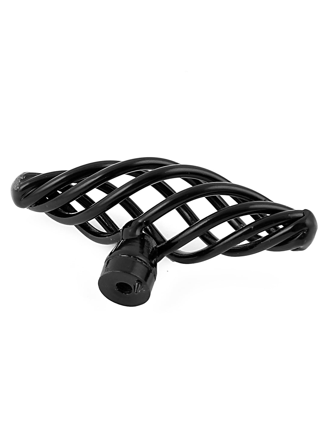 uxcell Uxcell 7.4cm Long Birdcage Knob Kitchen Cabinet Cupboard Closet Drawer Pull Handle Black