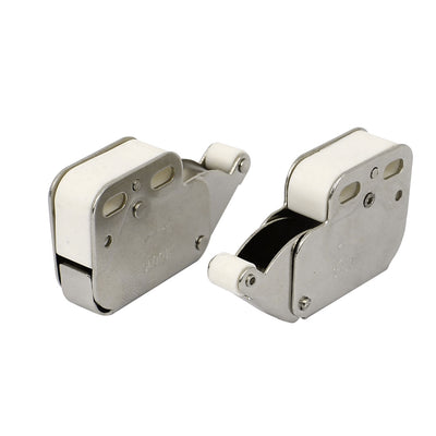 Harfington Uxcell Push-to-Open One-touch Wardrobe Cabinet Cupboard Door Catch Latch 48mm Long 2pcs