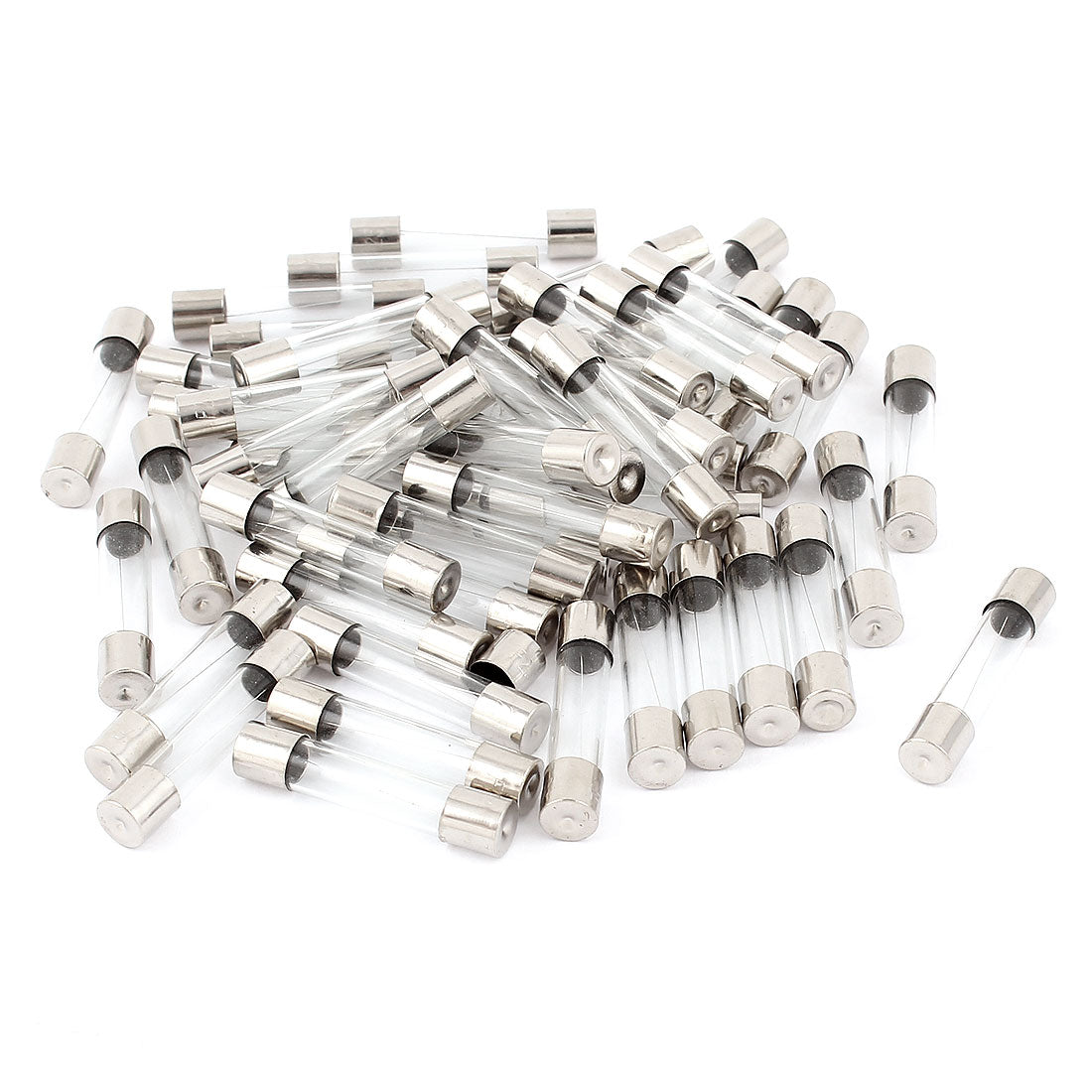 uxcell Uxcell 250V 2A Fast Quick Blow Glass Tube Fuses 6mm x 30mm 50 Pcs