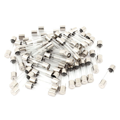 Harfington Uxcell 250V 1.5Amp Fast Quick Blow Glass Tube Fuses 6mm x 30mm 50 Pcs