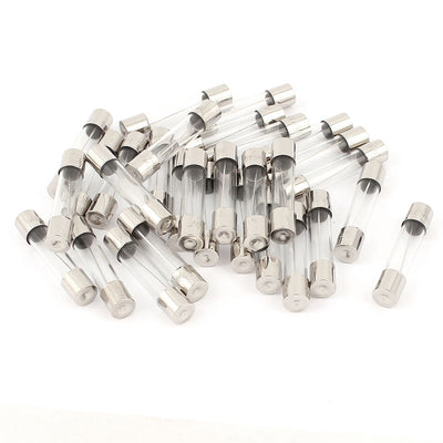 uxcell Uxcell 250V 7A Fast Quick Blow Glass Tube Fuses 6mm x 30mm 20 Pcs