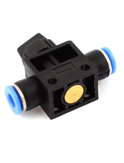 Harfington Uxcell 6mm to 6mm Air Pneumatic Quick Release Fitting Connector Speed Controller Valve