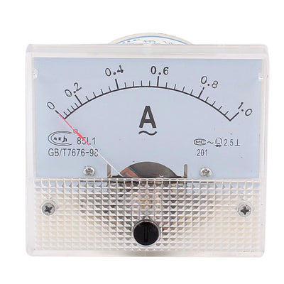 Harfington Uxcell AC 1A 85L1 Analog Panel Current Ampere Meter Ammeter Gauge 0-1A