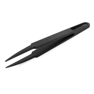 Harfington Uxcell Watchmakers Jewelers Bamboo Anti Static Pointed Tip Straight Tweezer Plier Beading Repair Tool