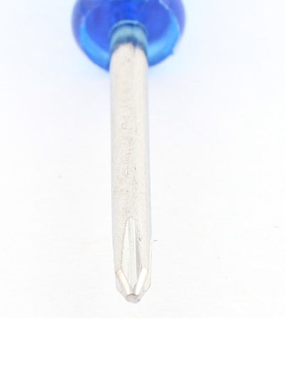 Harfington Uxcell 2mm x 20mmTip Shaft Plastic Handle Phillips Crosshead Screwdriver Bit Blue 5 Pcs