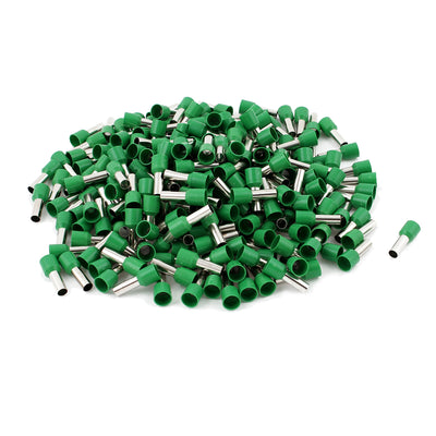 uxcell Uxcell 250pcs Green Wire Crimp Connector Insulated Ferrule Cord End Terminal AWG 8