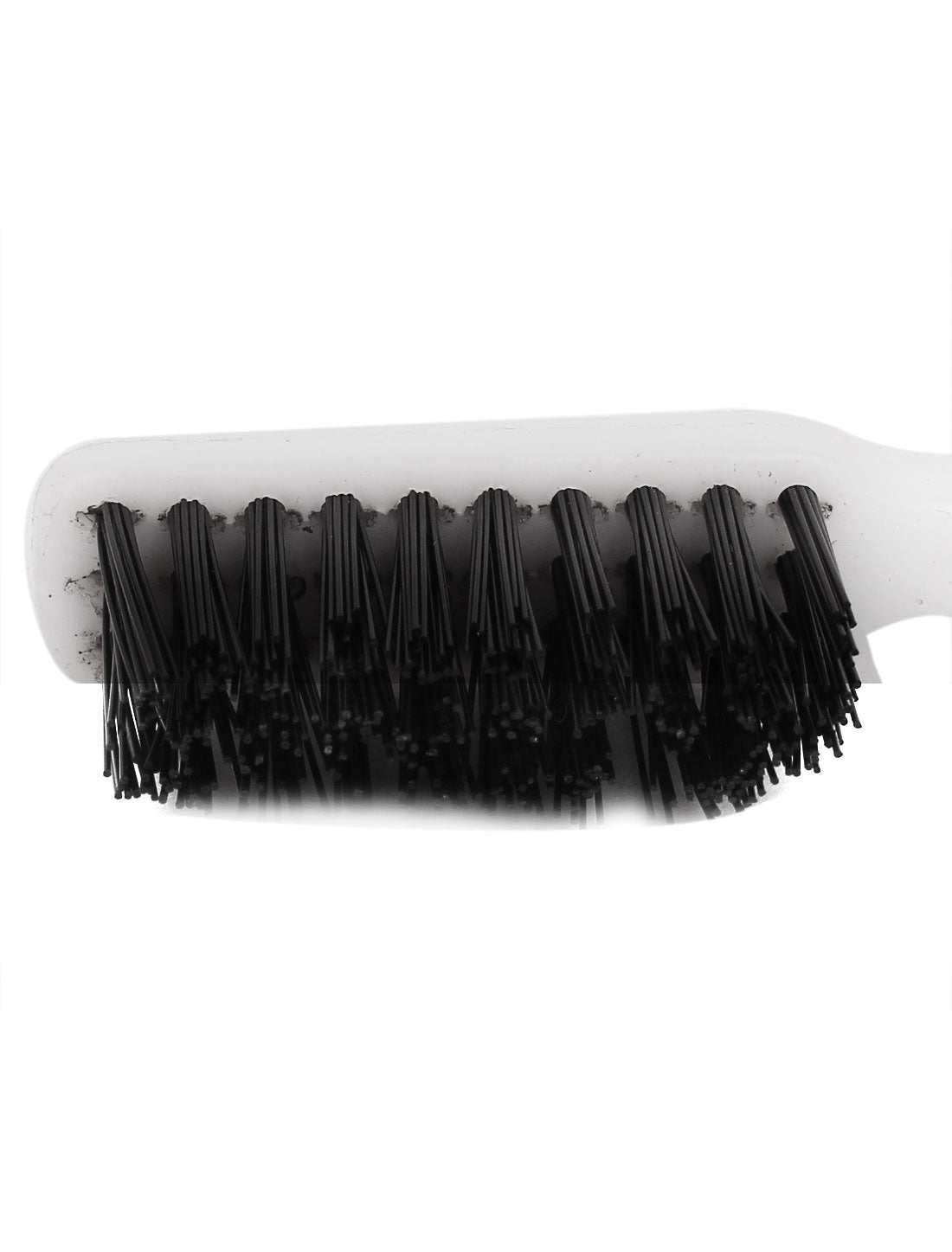 uxcell Uxcell 18cm Long Handheld Plastic Handle Nylon Cleaning Brush Black White 20 Pcs