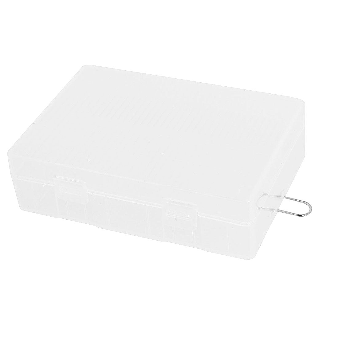 uxcell Uxcell Clear Rectangle Storage Box Case Container for 4 x Batteries 11 x 7.5 x 3cm