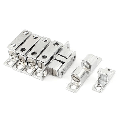 Harfington Uxcell Furniture Fitting Alloy Cabinet Door Double Ball Roller Catch 6 Pcs