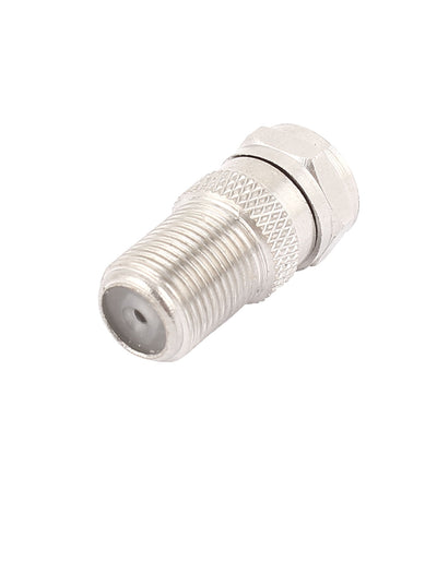 Harfington Uxcell F-Type Male to F-Type Female Connector RF CCTV Coax Coaxial Adapter