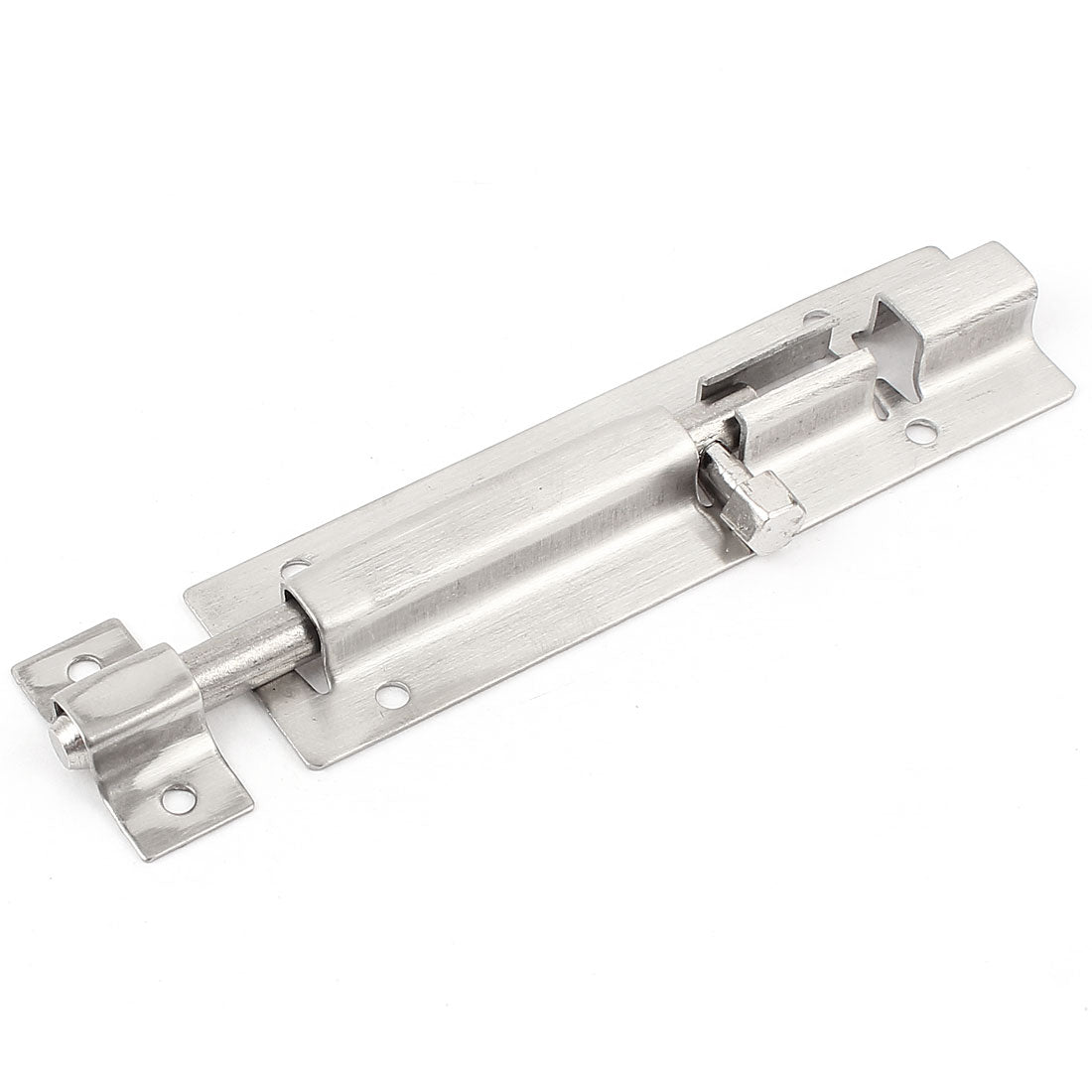 uxcell Uxcell 4" Length Stainless Steel Door Gates Security Latch Sliding Lock Barrel Bolt 100mm Length