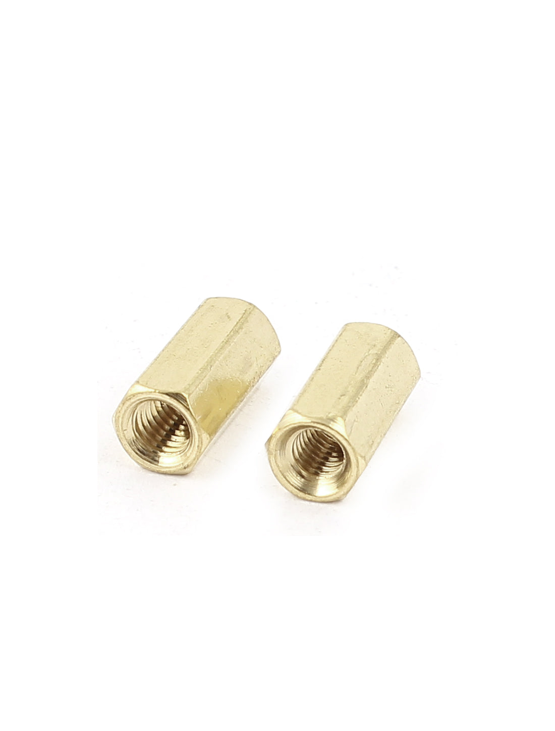 uxcell Uxcell M3 x 10mm Female/Female Thread Brass Hex Standoff PCB Pillar Spacer 10pcs